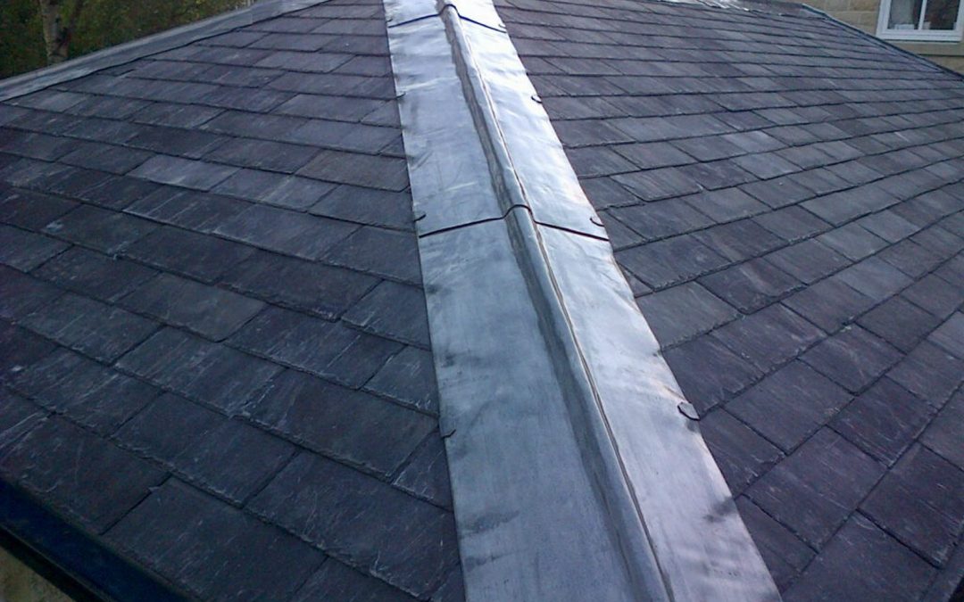 Reclaimed Welsh slate roofing