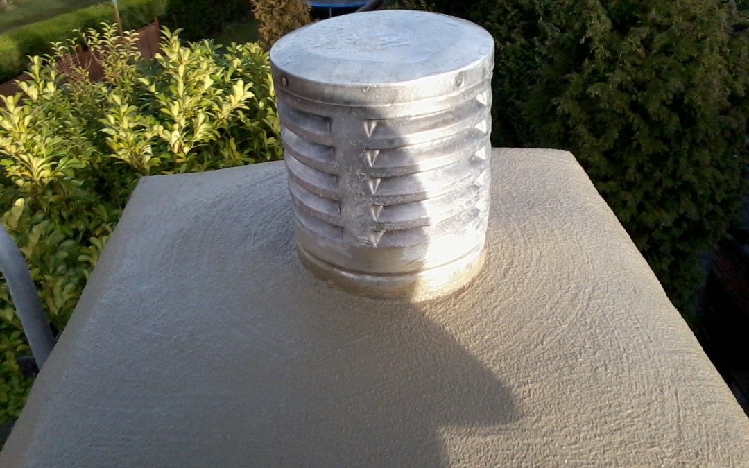 Replaced Gas cowl to chimneystack