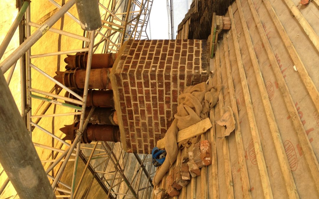 Pointing chimneystack with traditional methods