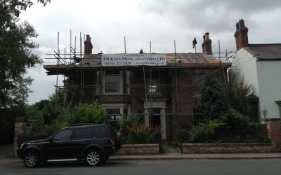 Re-slating at Green Hammerton, York