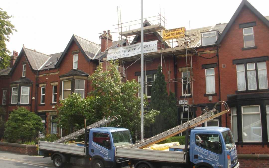 Re-slating in Headingley, Leeds