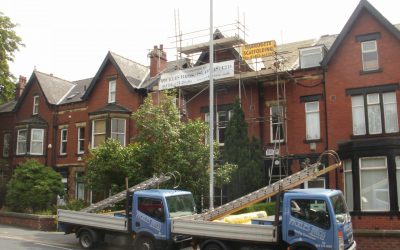Re-slating in Headingley, Leeds