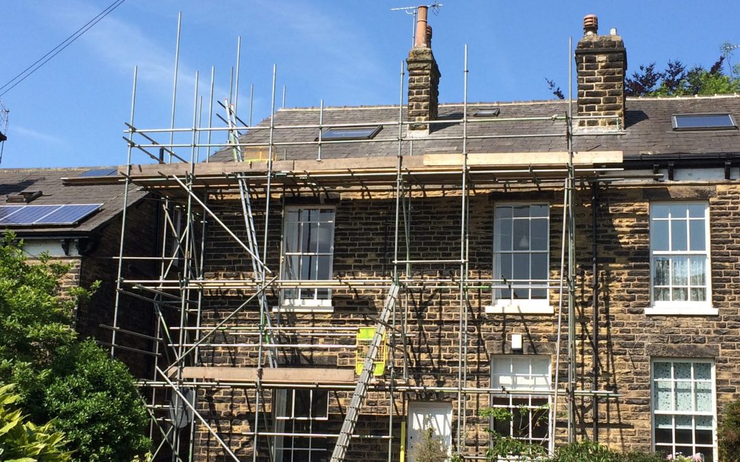 Large Victorian re-roof in Tonne slates