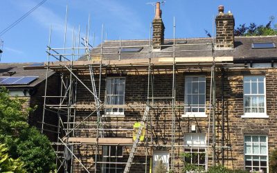 Large Victorian re-roof in Tonne slates