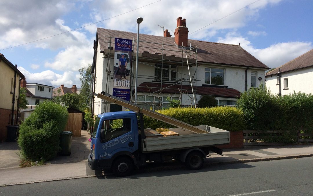 Re-roof with Insulation and new alloy gutter in Meanwood