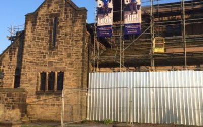 Re-roofing 100 year old church