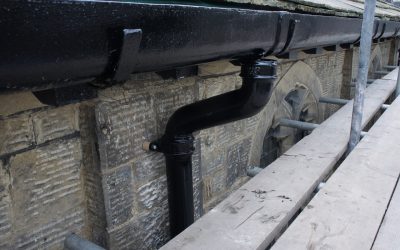 New Cast Iron Rainwater pipes to Church